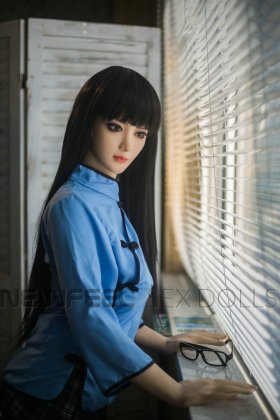 QITADOLL 158cm LiuQian# TPEの製品 セックス人形 小さな胸に